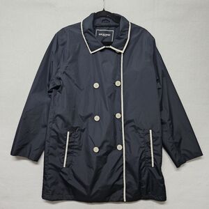 Ise Jacobsen Raincoat Navy Hornbaek Double Breasted Nautical Outdoor Classic